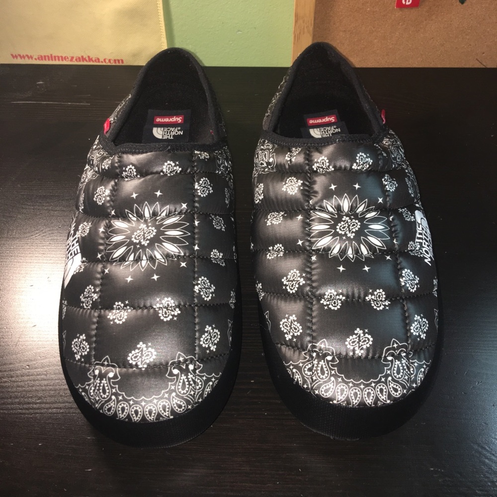 Supreme X The North Face Mules Black Bandana